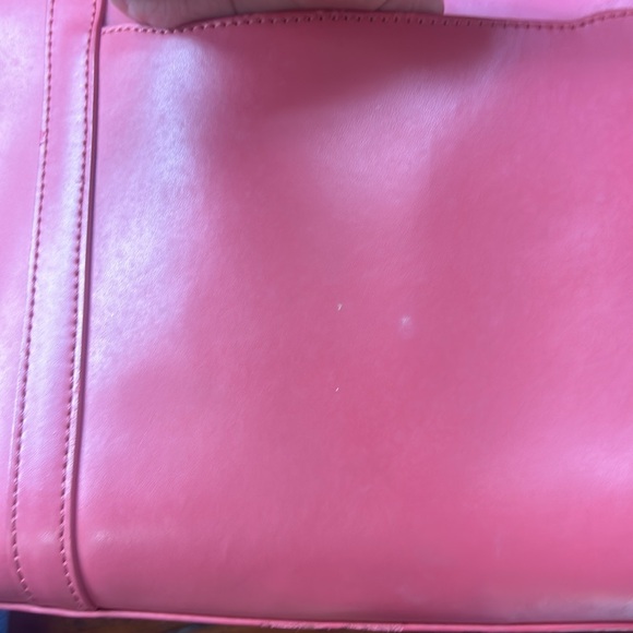 Agnes B. Tote Bag Handbag Leather Zip Closure - Picture 12 of 14